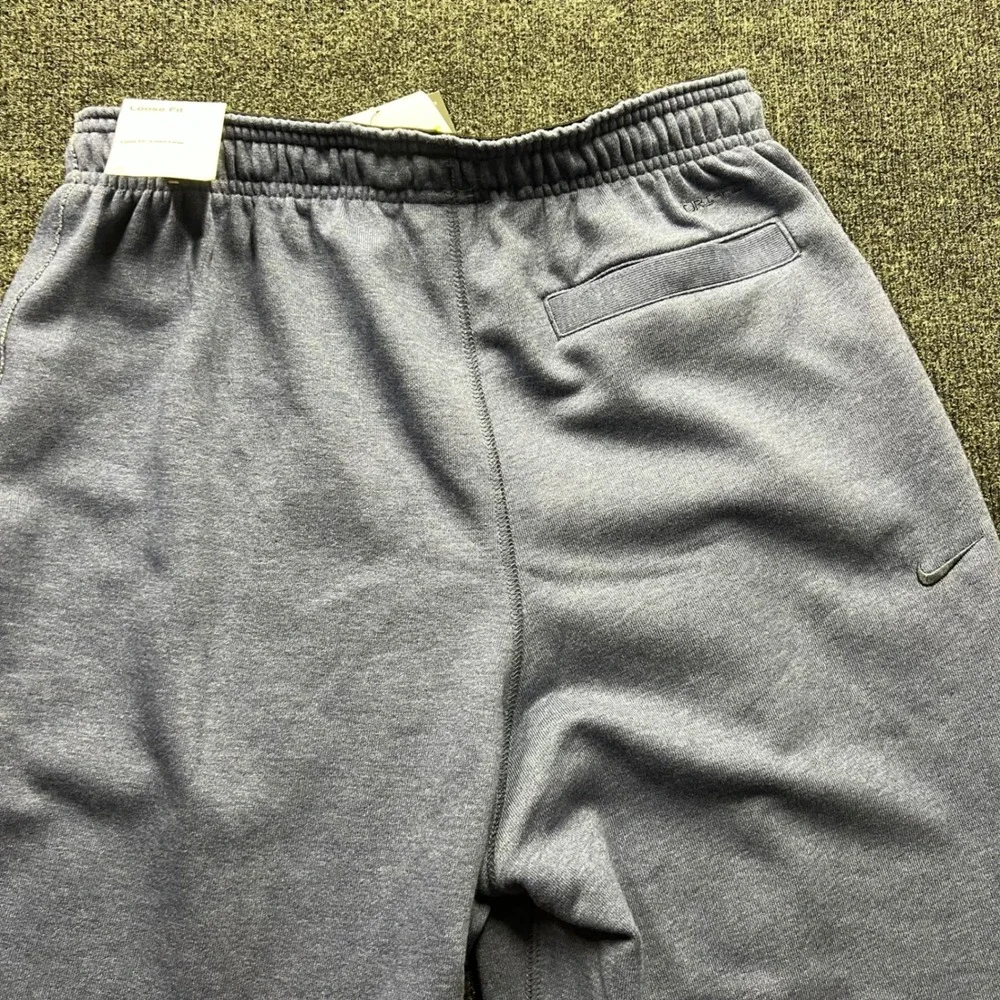 Nike Dri-FIT Training Sweatpants Mens Small Blue Heather Loose Fit HJ3145-437